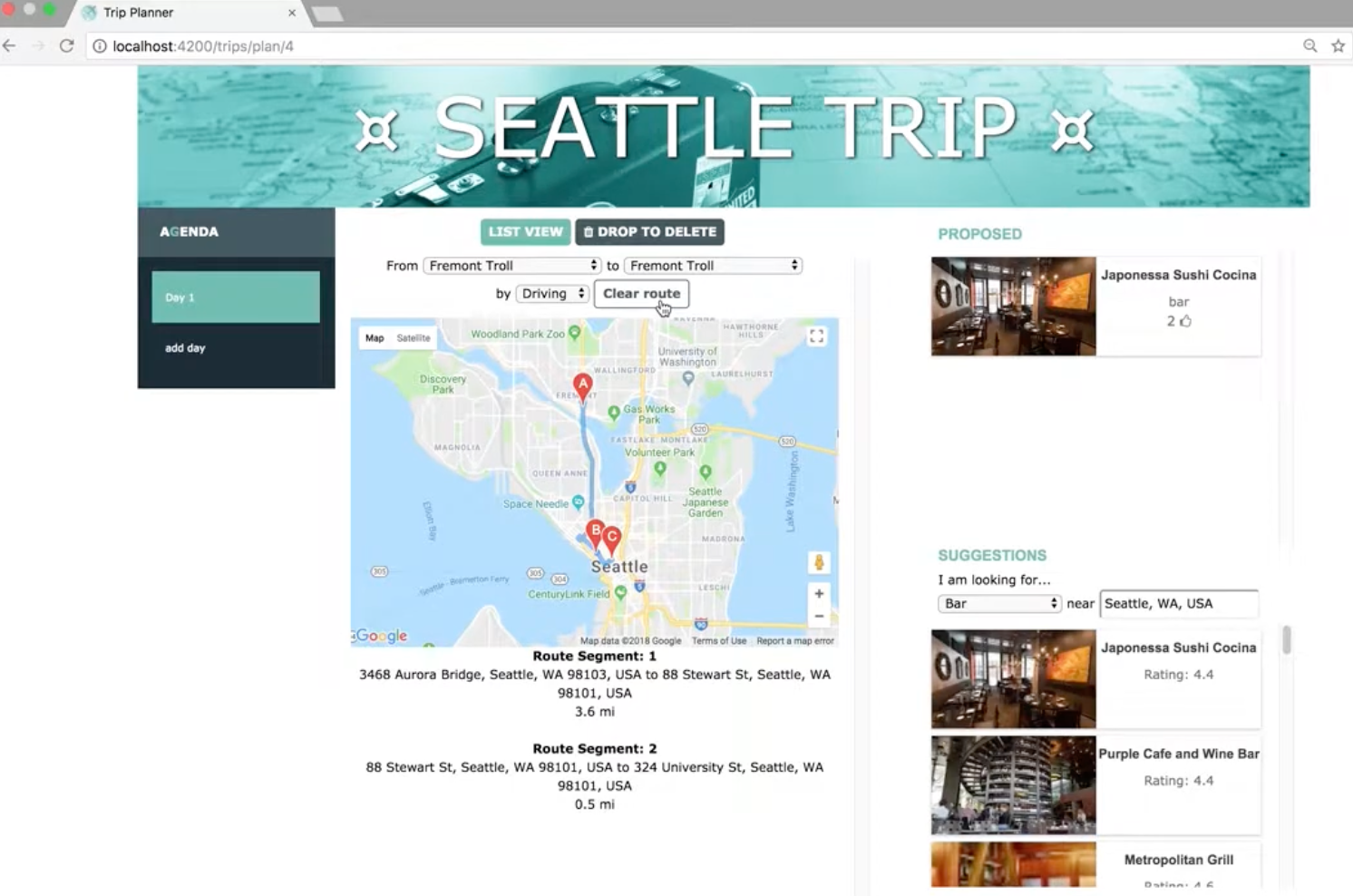 Trip Planner